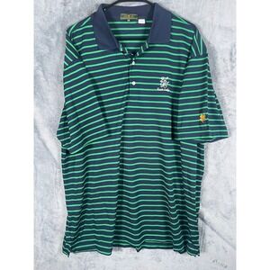 Eastlake Golf Atlanta Men's Shamrock Collection Polo Shirt Green Blue Size XL